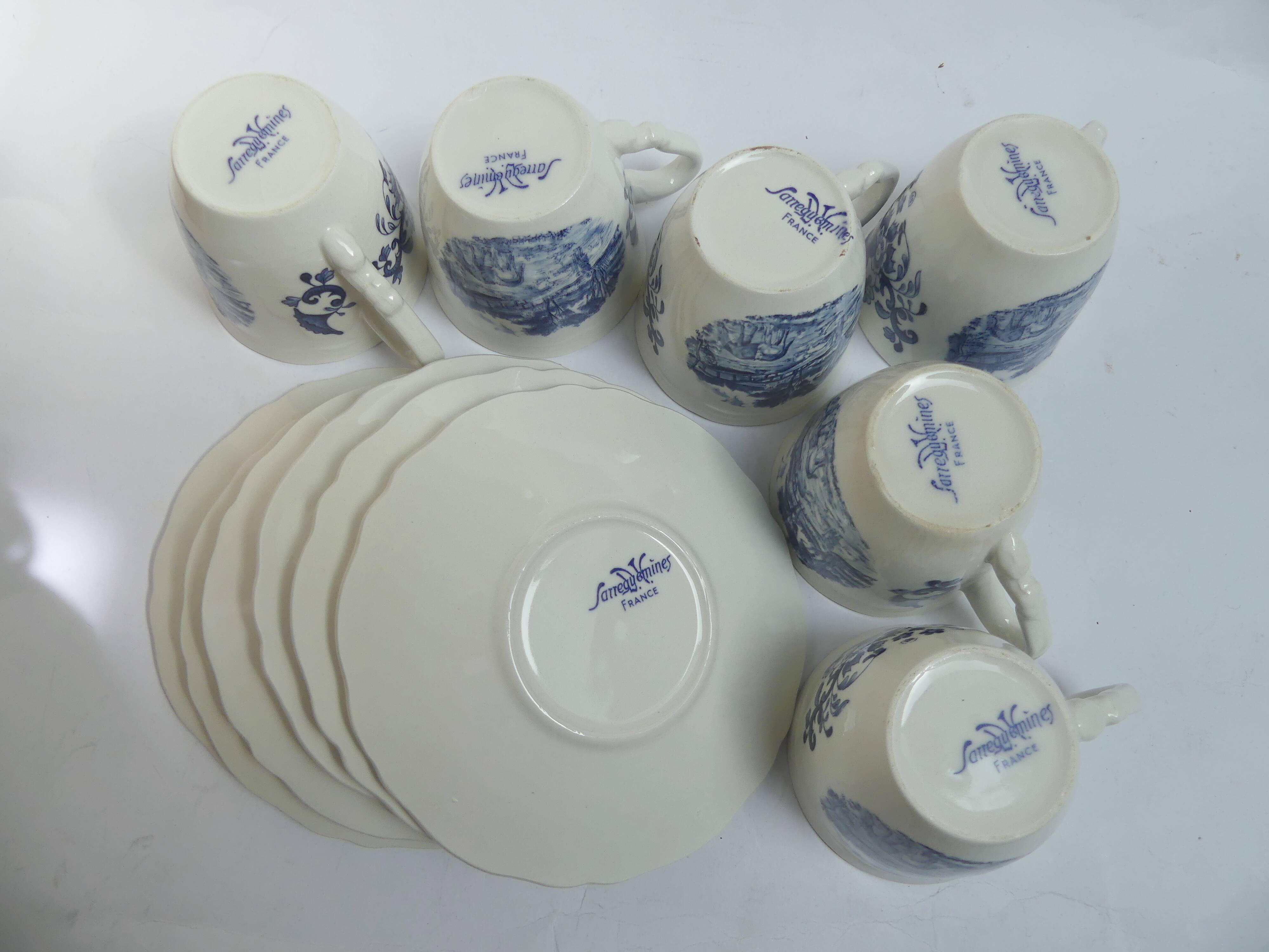 Tasses à café Sarreguemines Derby