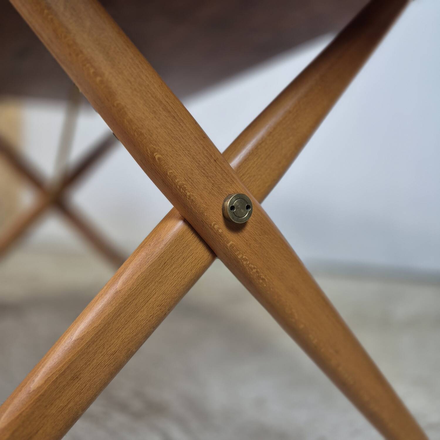 Hans Wegner, AT-303 Sawbuck vintage 1950s Danish dining table