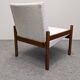 Scandinavian modernist rocking chair in teak, Denmark 1960.
