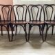 Lot de 4 chaises bistrot fischel