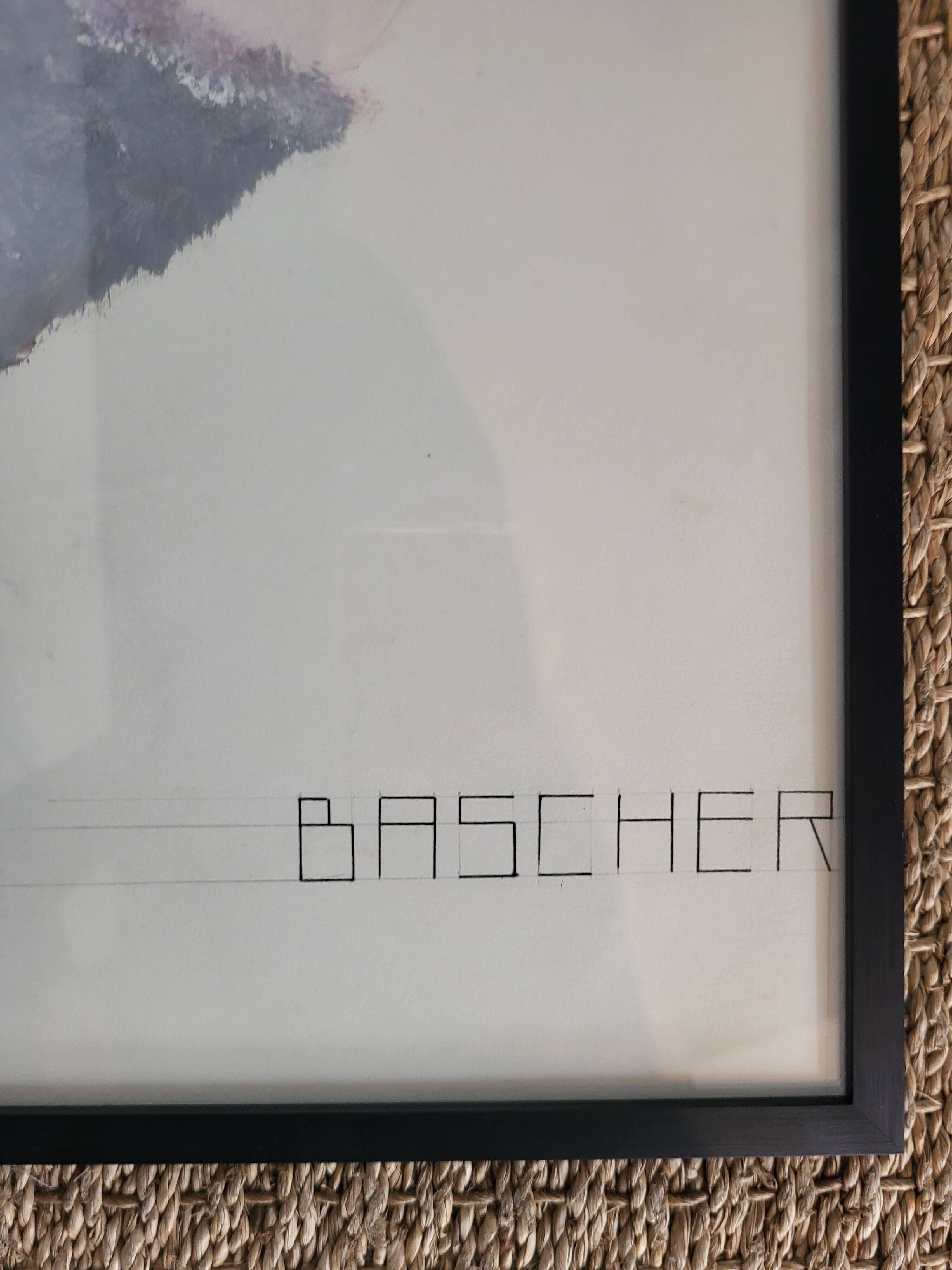 Dessin au pastel, Thomas de Bascher