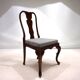 Lot de 5 chaises de salle à manger en acajou de style Reine Anne, 1920