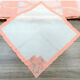 Art Deco table service from the 1930s: large rectangular tablecloth and 6 place settings.