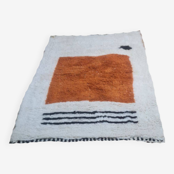 Handmade wool Berber rug 150 X 100 CM