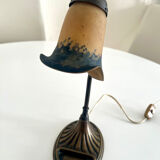 Adjustable table lamp in glass paste, 1960s