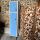 Hosie/wardrobe 2 doors in blue formica