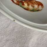 Porcelain oyster plates