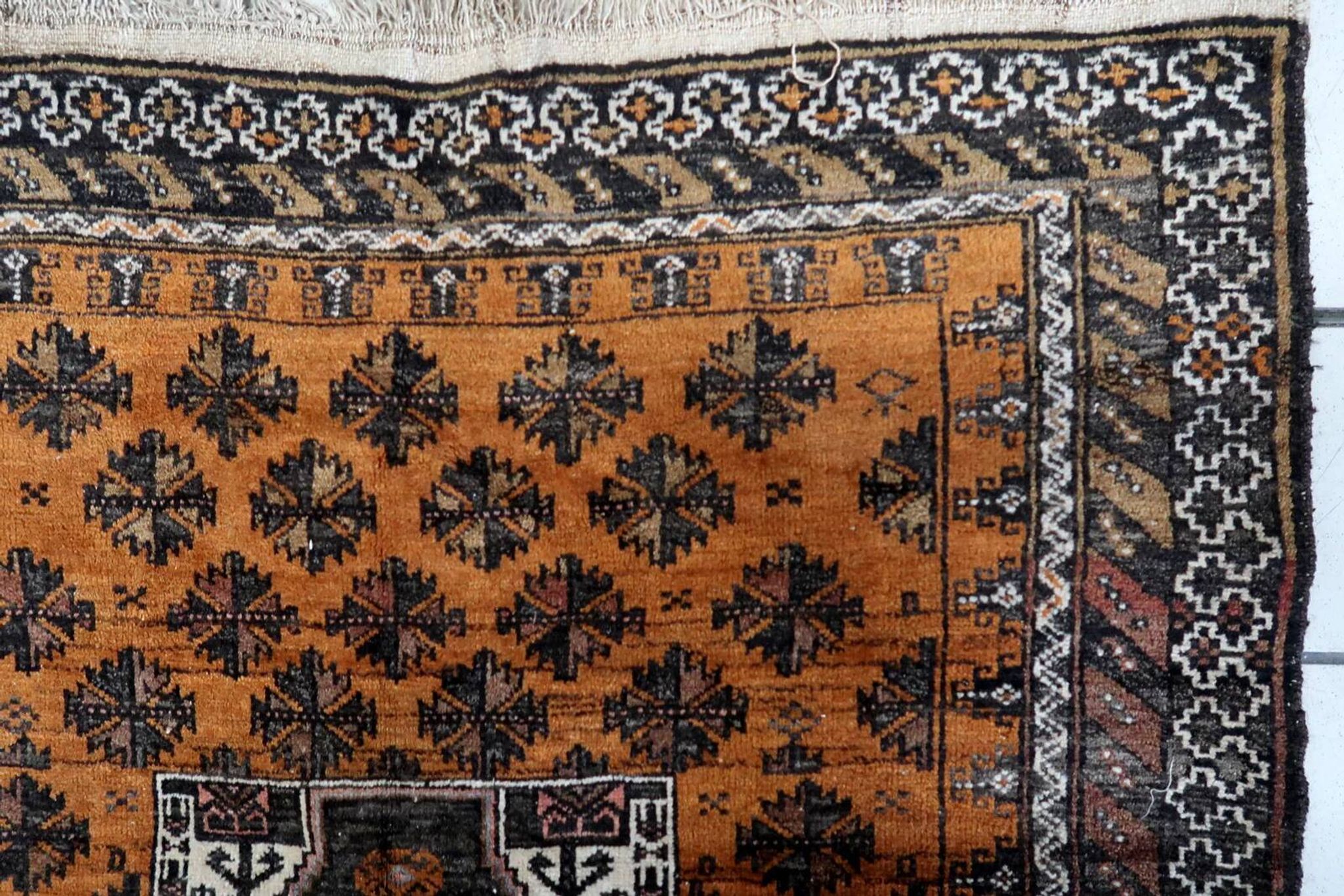 Tapis Baluch afghan ancien fait main, 107 cm x 189 cm, années 1920
