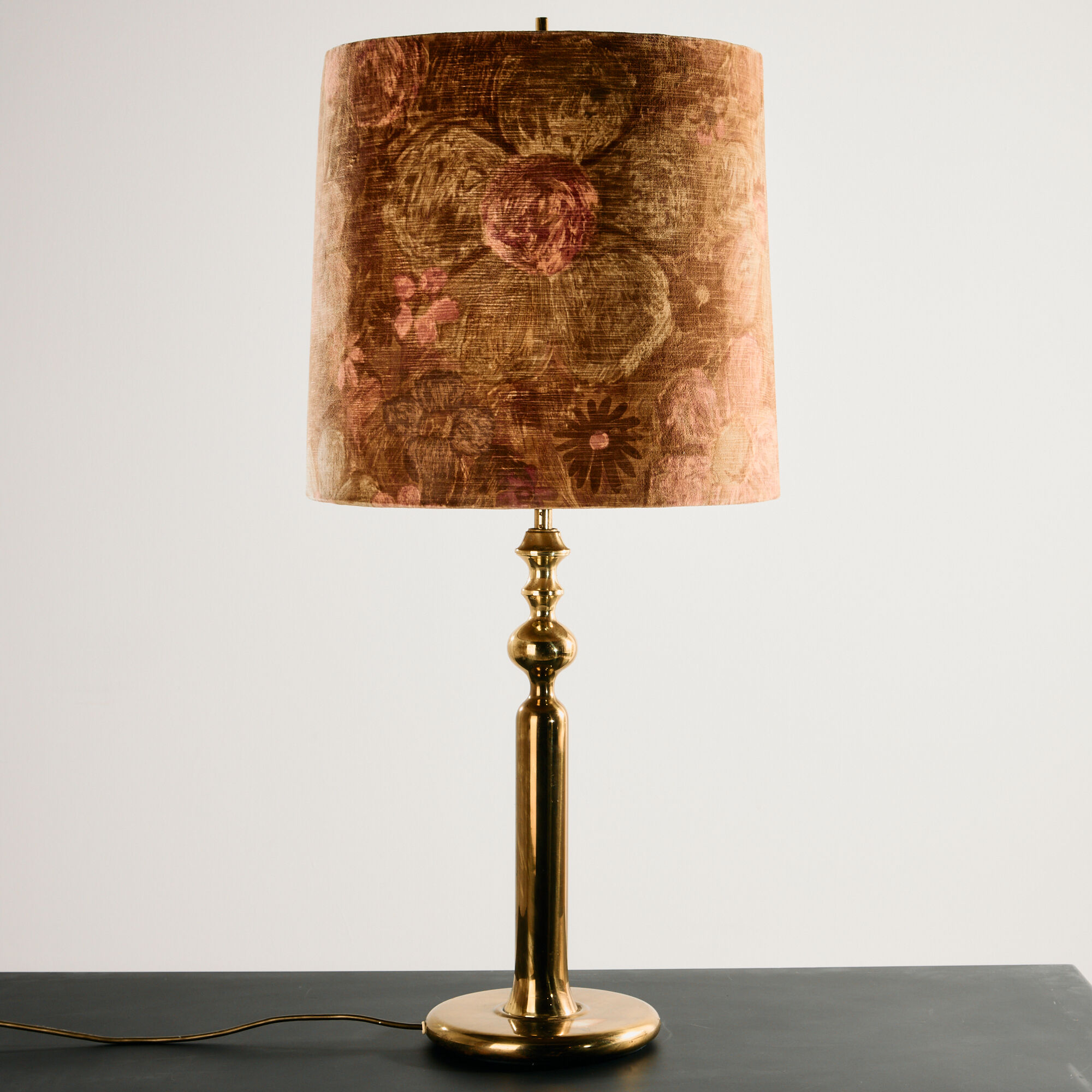 Brass table lamp