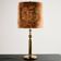 Brass table lamp