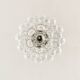 Large Mid Century Modern bubble pendant lamp by Helena Tynell for Glashütte Limburg