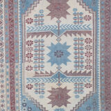 Vintage faded turkish oushak rug 103 x 190 cm