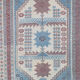 Vintage faded turkish oushak rug 103 x 190 cm