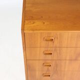 Scandinavian teak chest of drawers