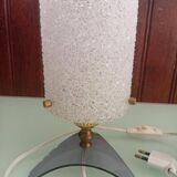 Set of 2 Perspex and Plexiglass lamps from the 1950s.