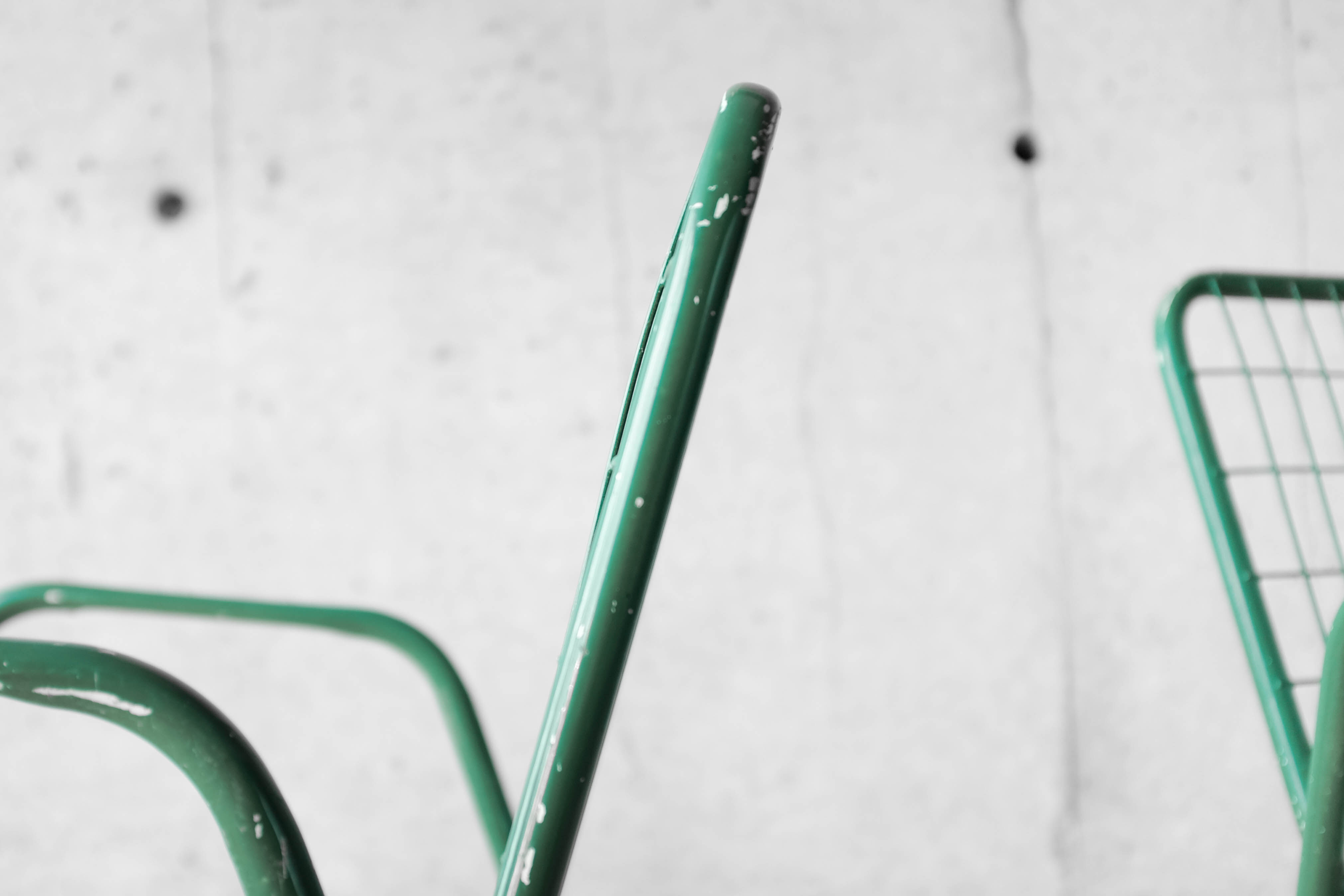 Pair of chairs EMU model Rio green