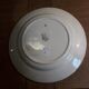Assiette plate en faïence de nimy décors oiseau