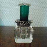 Antique Desk Candlestick from Vallérystal Crystal Factory, 1890s