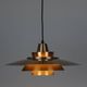 Pair of 2 Danish vintage lamps Superlight by David Mogensen, 1980s