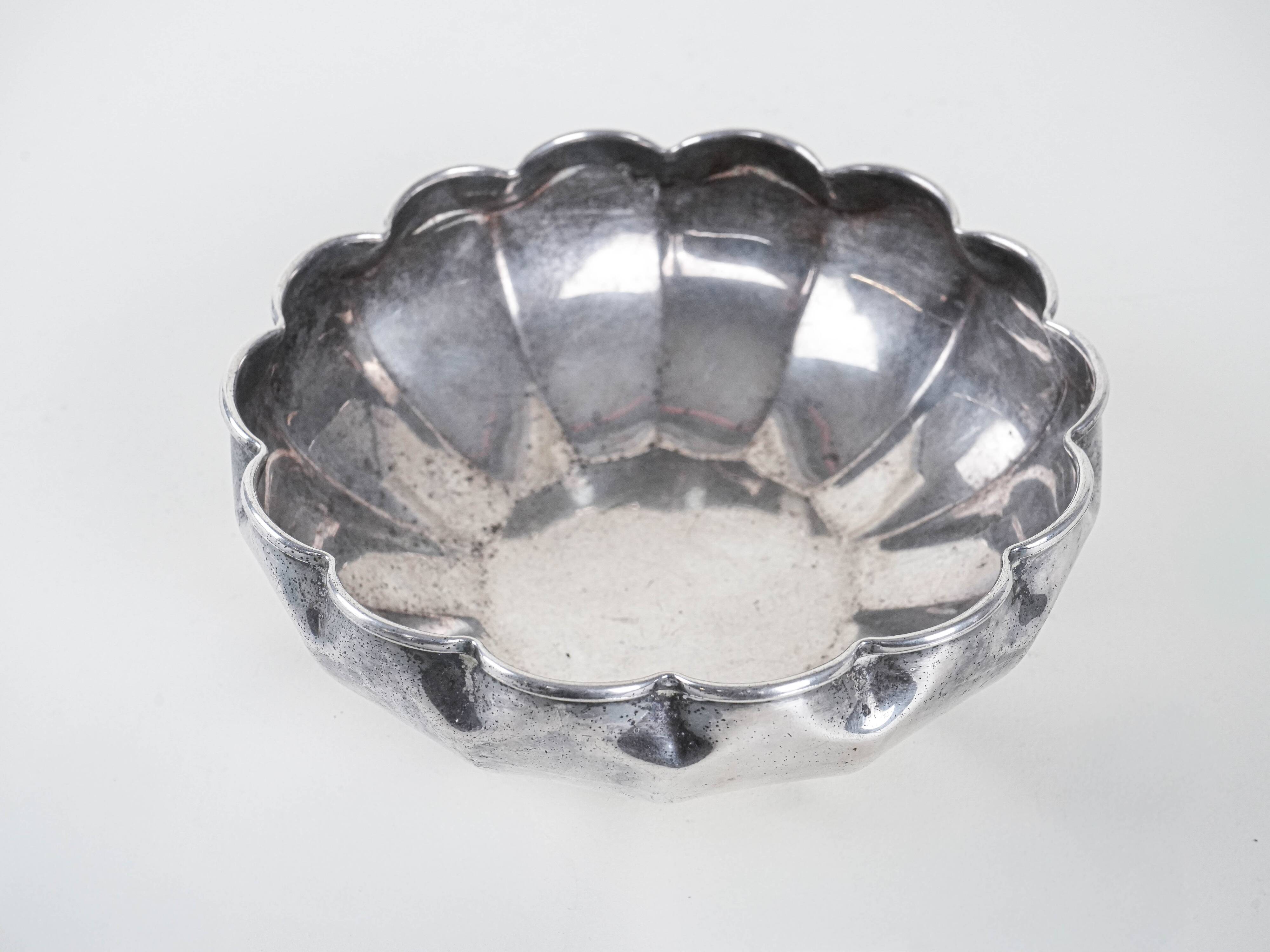 Metal bowl, Italian design, 1960s, made in Italy