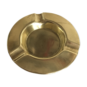 Round ashtray in brass