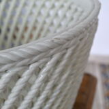 Vintage braided pot cover