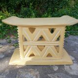 Pair of Africanist art deco stools