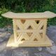 Pair of Africanist art deco stools