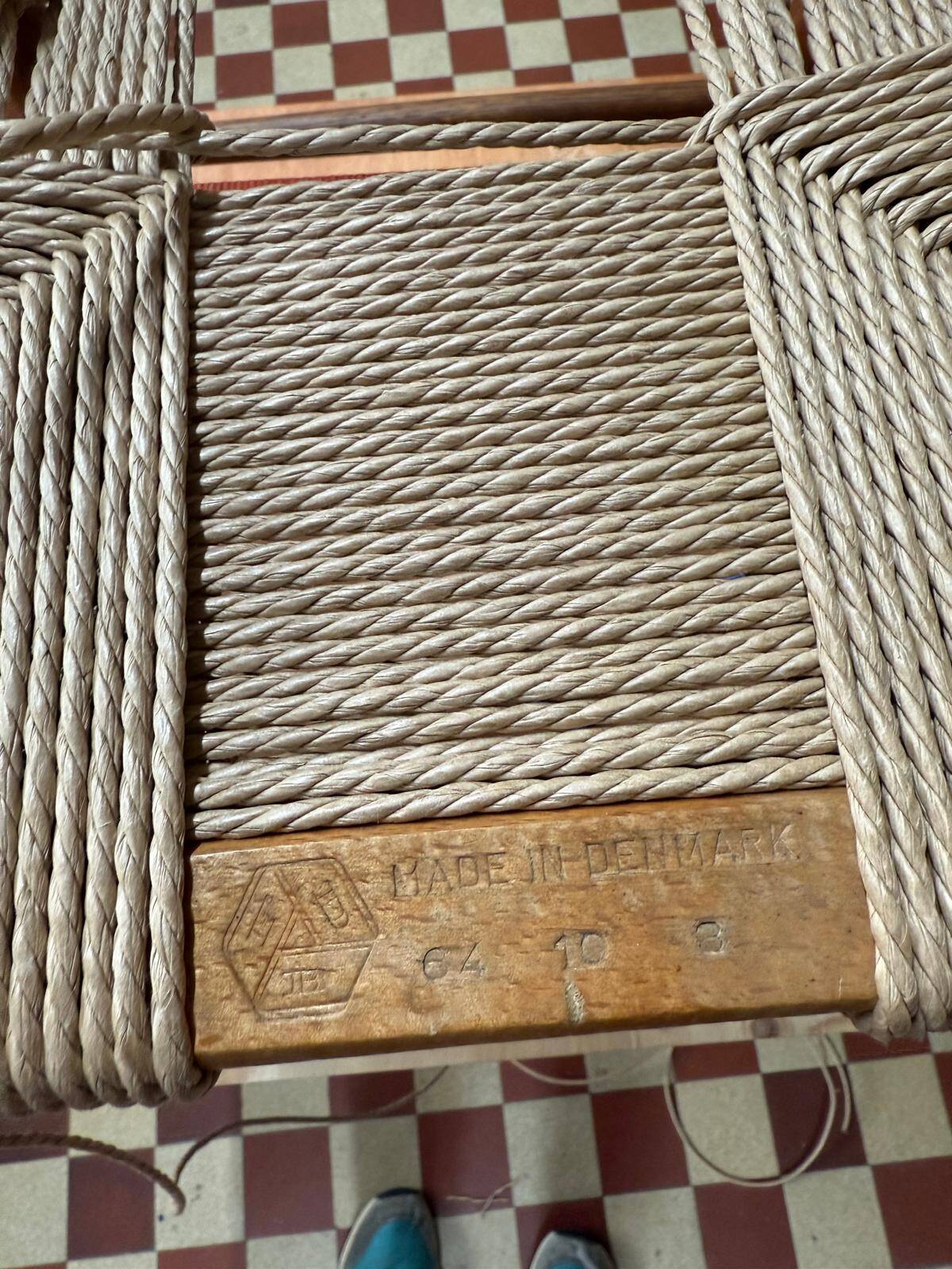 Set of 6 Oak dining chairs 'j39' by Borge Mogensen, 1960s