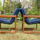 A pair of Bauchaus armchairs by Fredrik Kayser for Vatne Møbler, Norway, 1960s.