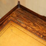 Davenport Regency Antique Desk Circa 1810-1820 in Hardwood and Leather