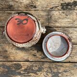 Vallauris ceramic candy-thistle pattern-60s