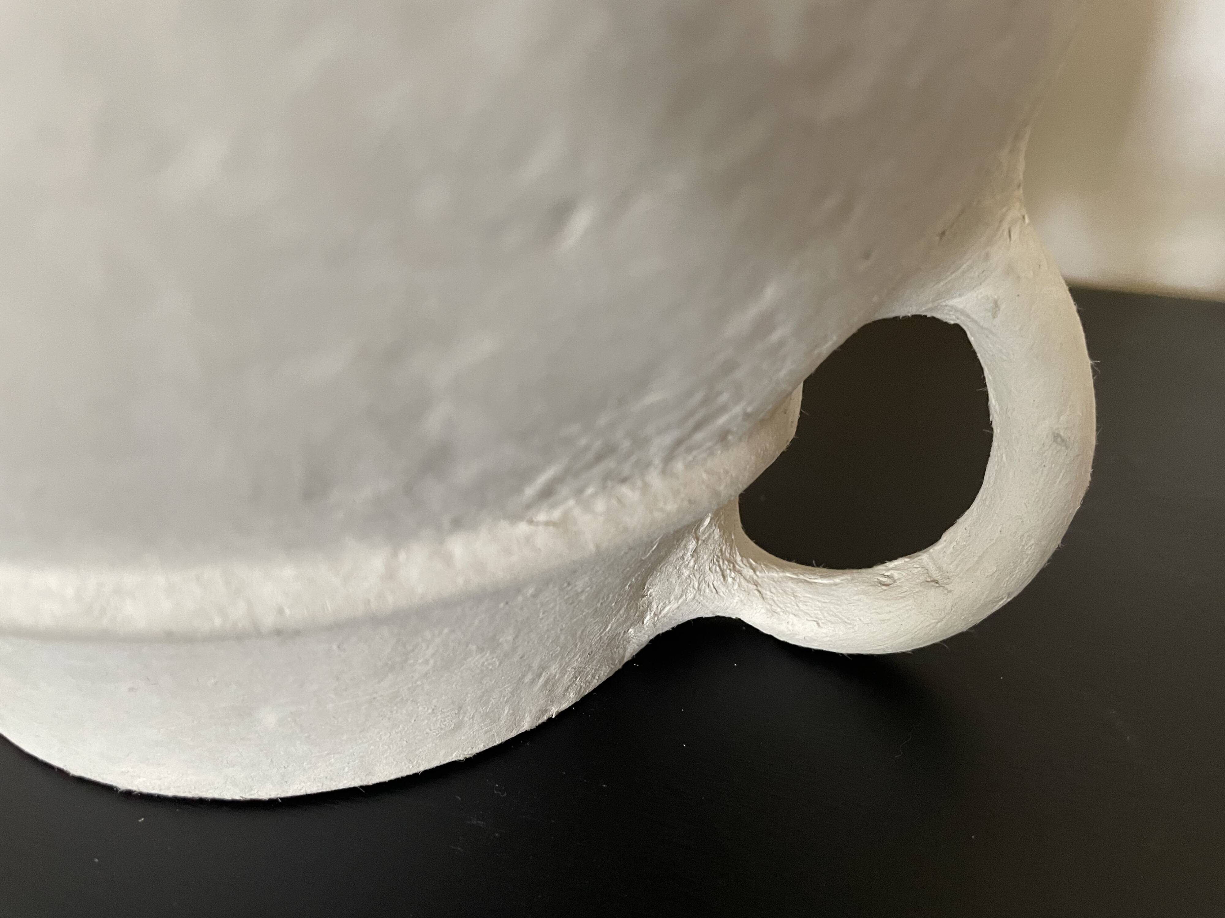 Vase rond papier mâché H23 x L28