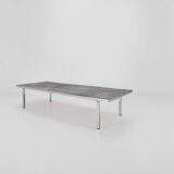 Brutalist Coffee Table Handmade and signed by Pia Manu, 1960s