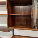 Rosewood Modular Wall System By Kai Kristiansen for Feldballes, 1960s.