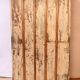 Old Burmese teak vessel Blue-ecru patina