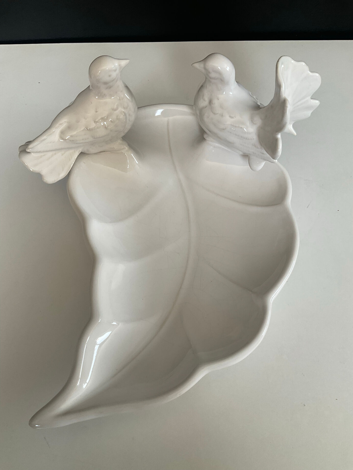 Vintage enamelled ceramic catchall