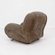 Fauteuil sculptural vintage, Italie années 1970