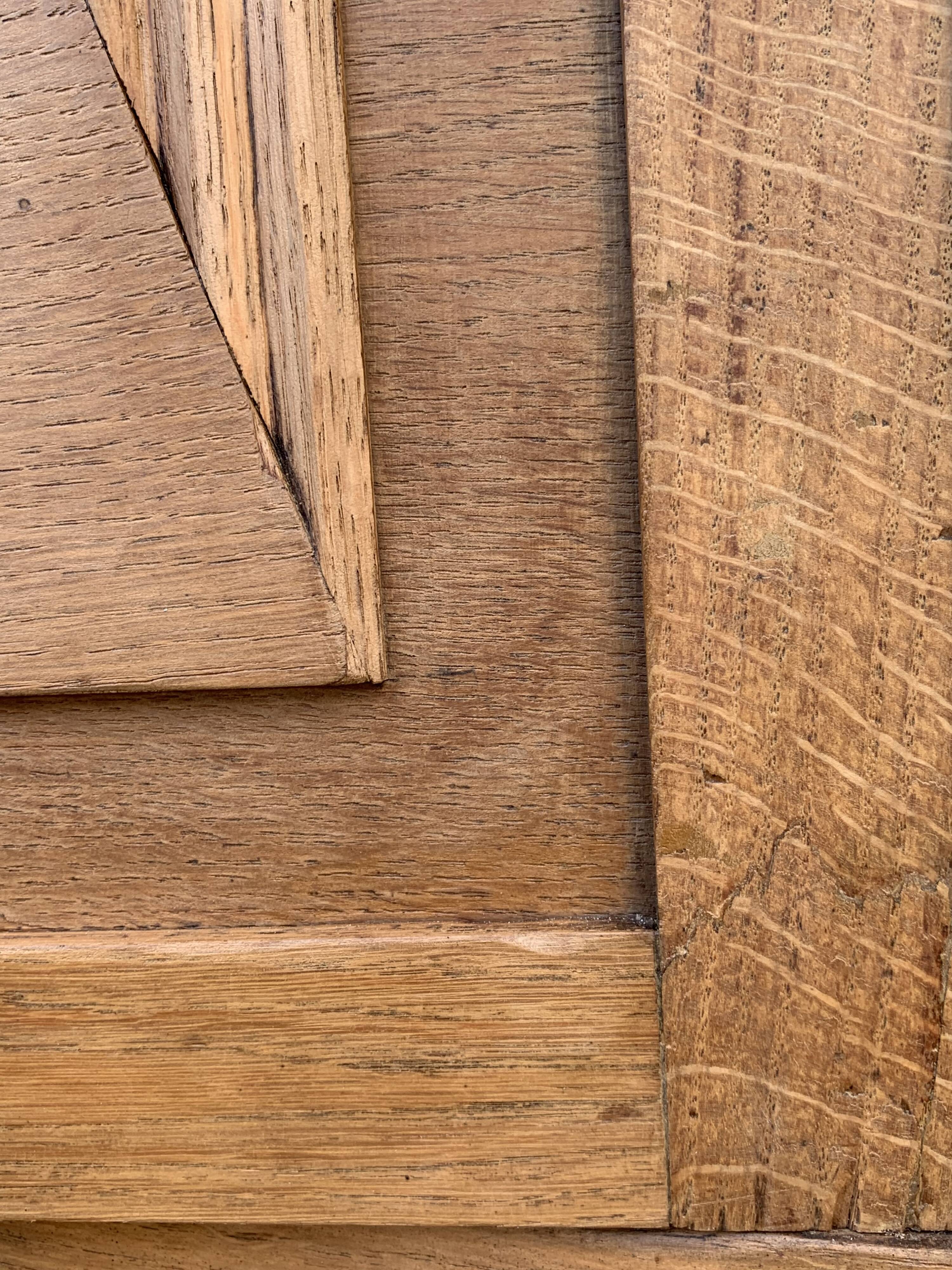 Parisian wardrobe glazed art deco 1920 raw wood