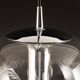 1 of 6 Large transparent glass pendant by Peill & Putzler, Germany, 1970s