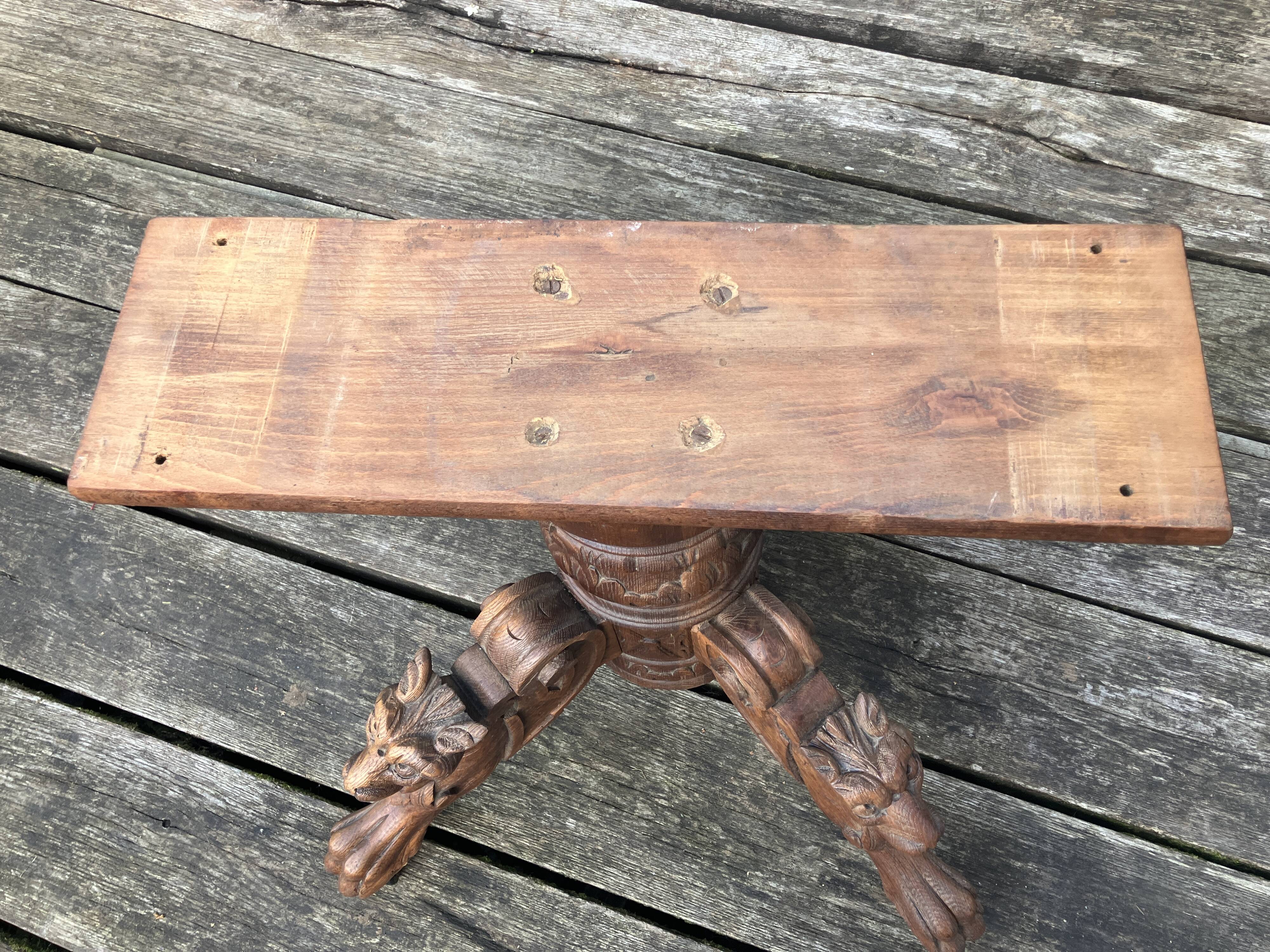 Large round oak table