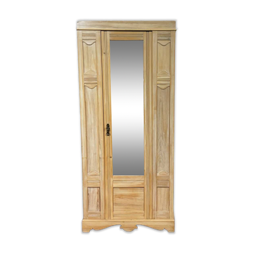 1950s English maple wardrobe