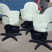 3 Gogo office chairs – Marcello Ziliani for Sintesi – Italy 1980s