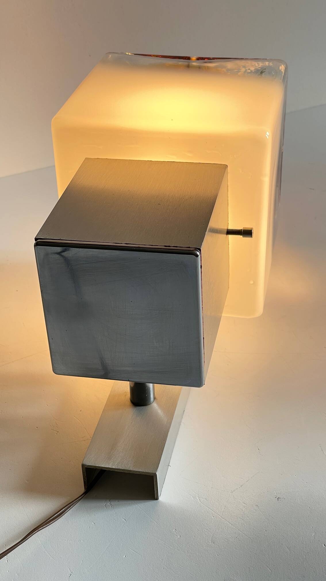 Space age style mazzega wall light