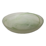 Baguier vide poche pâte de verre verte H
