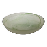 Baguier vide poche pâte de verre verte H