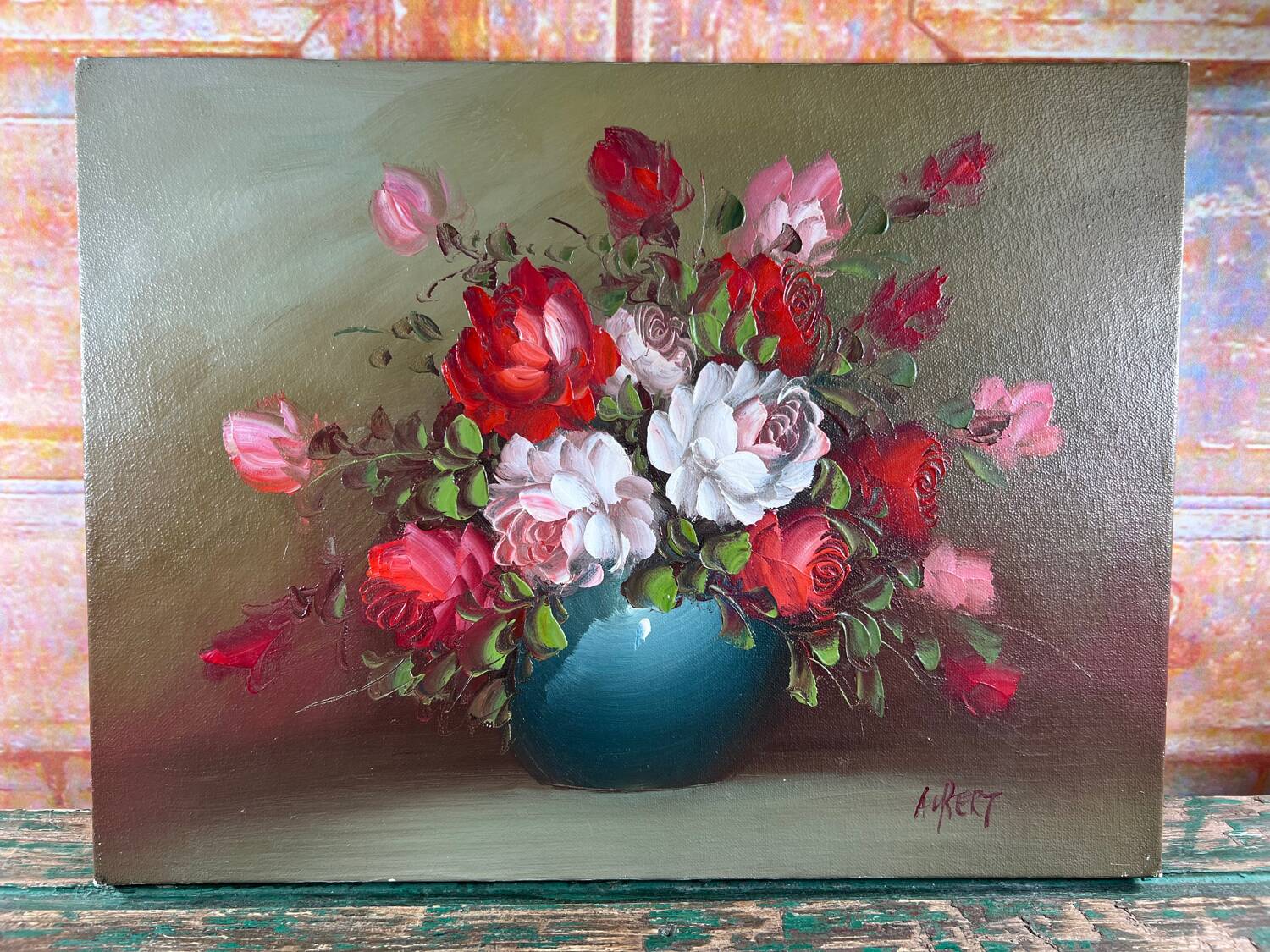 Oil painting painting bouquet of flowers