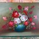 Oil painting painting bouquet of flowers