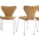 4 Early Fritz Hansen Series 7 chairs Arne Jacobsen 1950s/60s