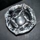 Daum crystal ashtray signed design modernist 1950-1960
